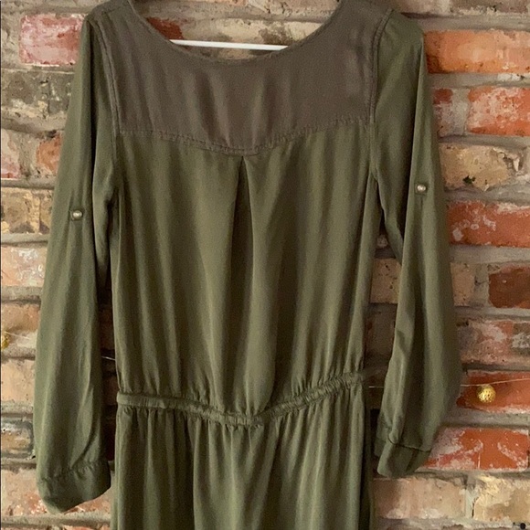 American Eagle Outfitters navy green dress. - Picture 3 of 6